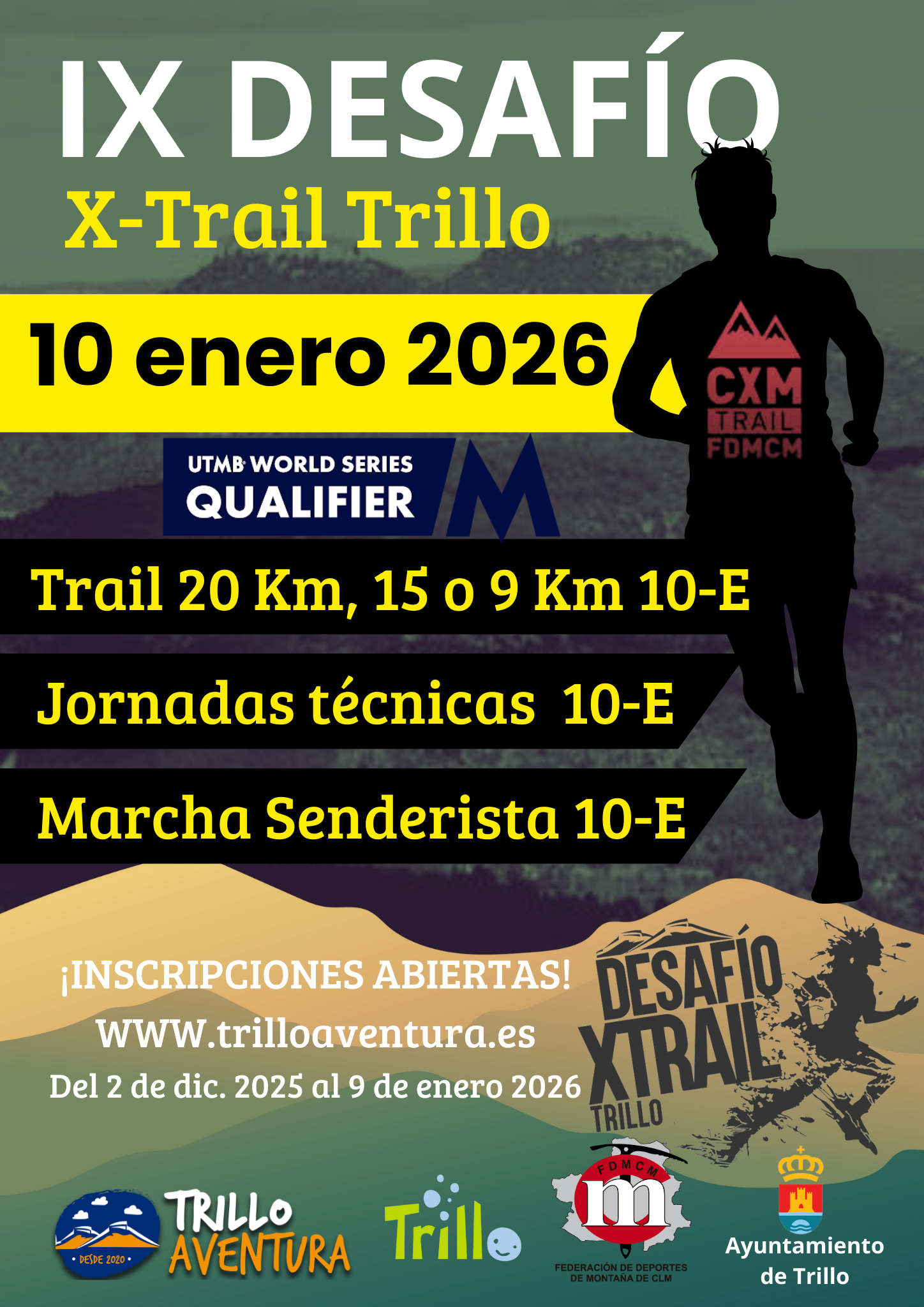 Cartel Desafío XTrail Trillo 2026